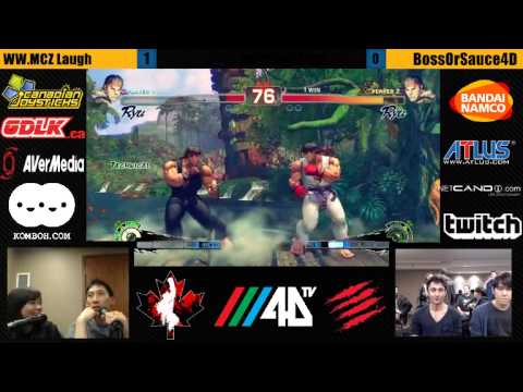 WW.MCZ.Laugh (RY) vs. BossOrSauce4D (RY) FT3 - Canada Cup Gaming 2012 After-Hours Salty Suite
