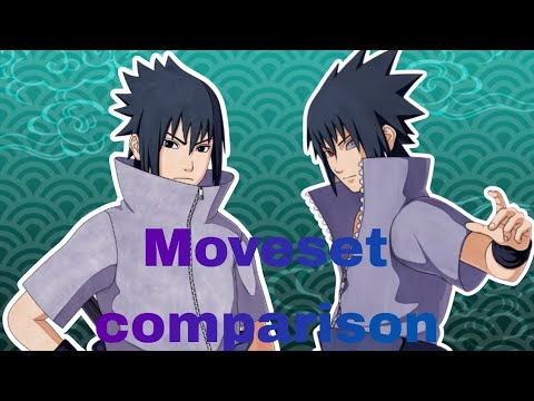 Shinobi Striker | Sasuke Uchiha & Sasuke (Last Battle) Moveset comparison