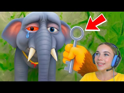 ОБЕЗЬЯНКА УКРАЛА КЛЮЧ У СЛОНА! I Am Monkey VR