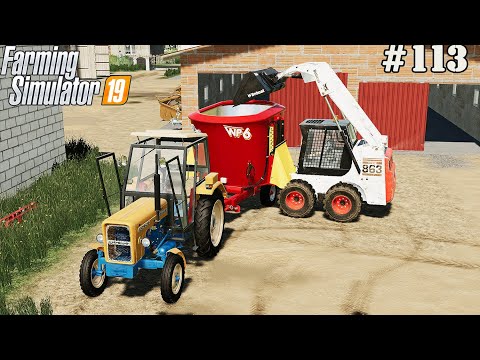 FS 19 |OLD FARM| New feed mixer. Buying lime. | Timelapse # 113