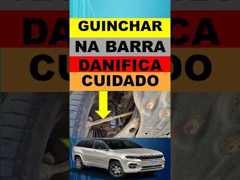 Guinchar Jeep Commander qual local correto? Na barra de direção danifica ao guinchar.