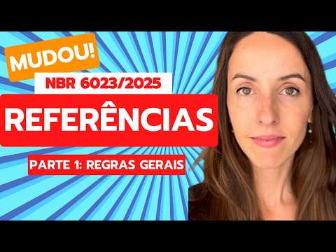 ATUALIZOU - Normas ABNT para Referências - Regras Gerais (Válido 2026)