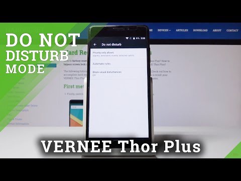 How to Enable Do Not Disturb Mode in VERNEE Thor Plus - Mute Sounds