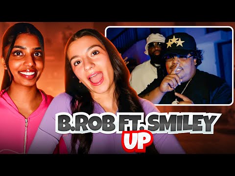 Canadian Girls React to B. ROB Ft. Smiley “UP” 🔥 Toronto’s Going CRAZY! #brob #smiley #rap