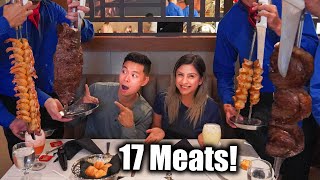ALL YOU CAN EAT Brazilian Steak On LAS VEGAS Strip!