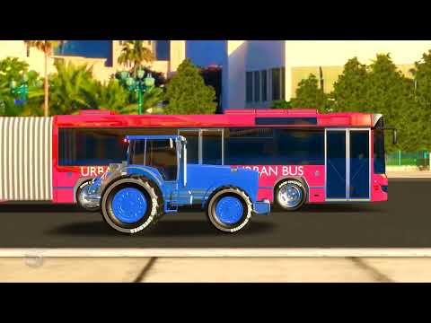 Wheels on the Bus | Mini Wondaz Cartoons & Nursery Rhymes