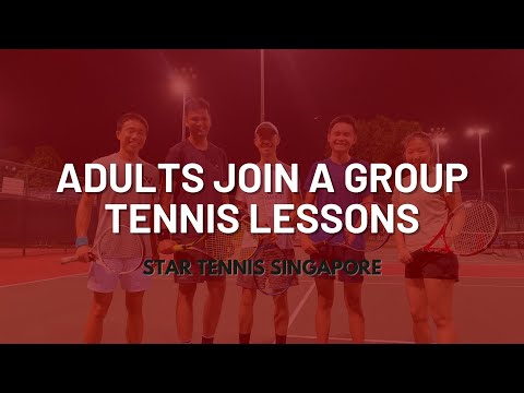 Adults Join A Group Intermediate Class | Star Tennis Singapore