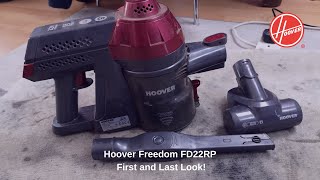 Hoover Freedom FD22RP Cordless Vacuum - First (and only) Look!