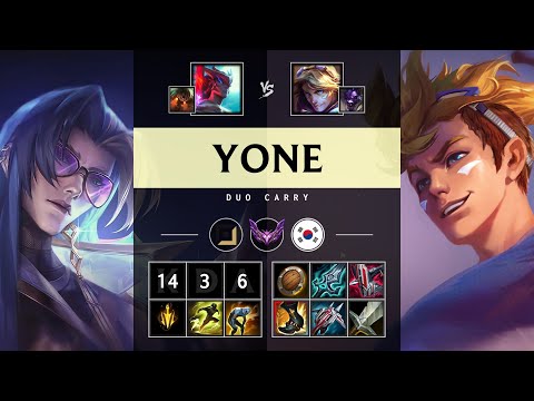 Yone ADC vs Ezreal - KR Master Patch 25.12