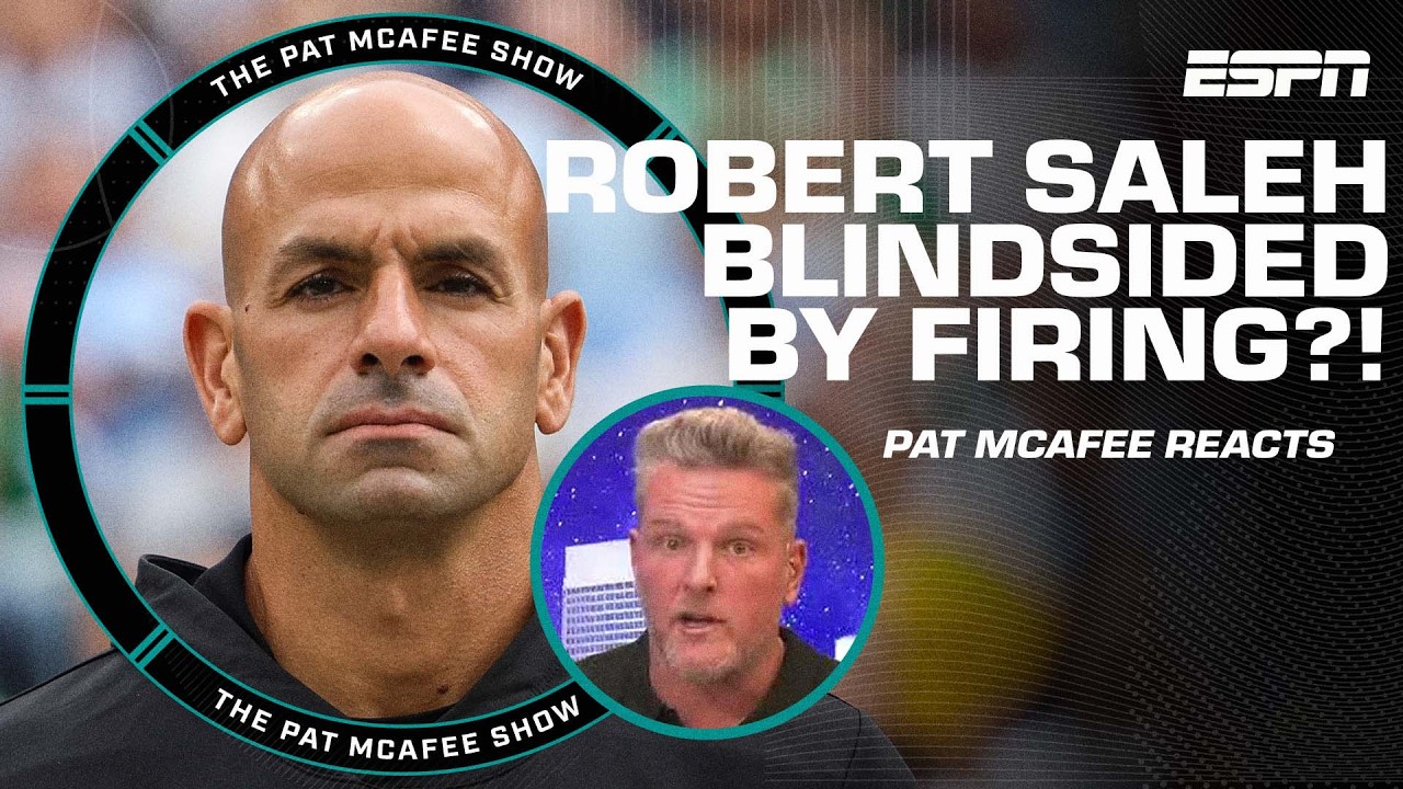 Pat McAfee reacts to Robert Saleh’s ‘blindsided’ firing by the Jets 👀 | The Pat McAfee Show
