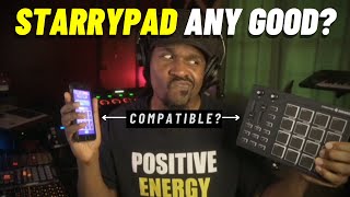 Video thumbnail for StarryPad by Donner Midi Pad Beat Maker Controlled my iPhone by Verysickbeats