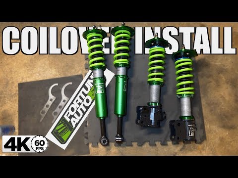 UNBOXING & INSTALLING FORTUNE AUTO COILOVERS
