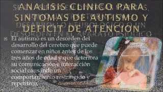 preview picture of video 'Autismo - Prueba De Laboratorio Clinico'
