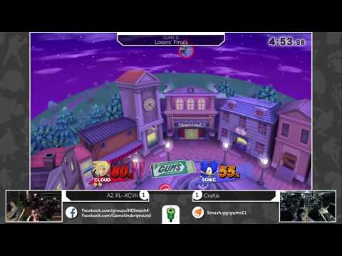 GUMS 11 Singles (Loser's Finals) - HSG Craftis (Sonic) vs A2 XL-97 (Cloud)