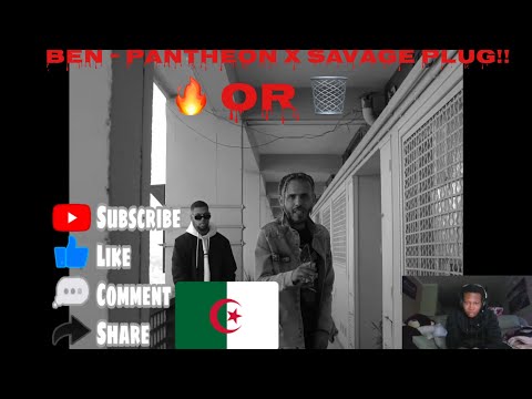 Algerian Rap Reaction BEN - PANTHEON .feat Savage Plug (Official Music Video) | LMERicoTv Reaction