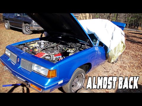 GOT THE BRODIX ALUMINUM HEADS ON MY SUPERCHARGED CUTLASS AND IT'S ALMOST BACK!