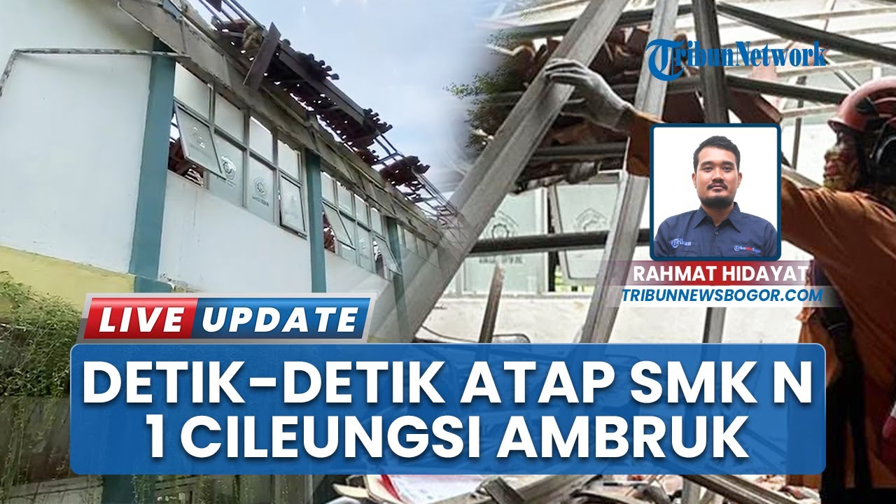 Detik-detik Atap SMK Ambruk Lukai 31 Orang di Bogor, Kepsek Curhat Sudah Ajukan Bantuan sejak 2023