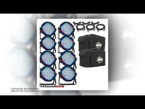 2 Amercan DJ Products Mega Flat pak Plus LED Lighting New Version ProSoundGear Authorized Dealer 669