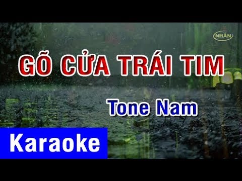 [Karaoke Beat] Gõ Cửa Trái Tim - Tone Nam