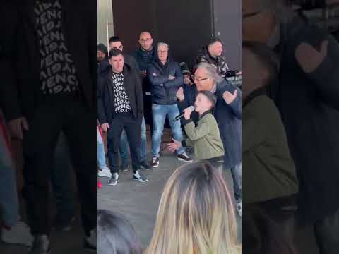 Bambino siciliano Riky  Ferrè canta con il Maestro Mauro Nardi CORE MIO