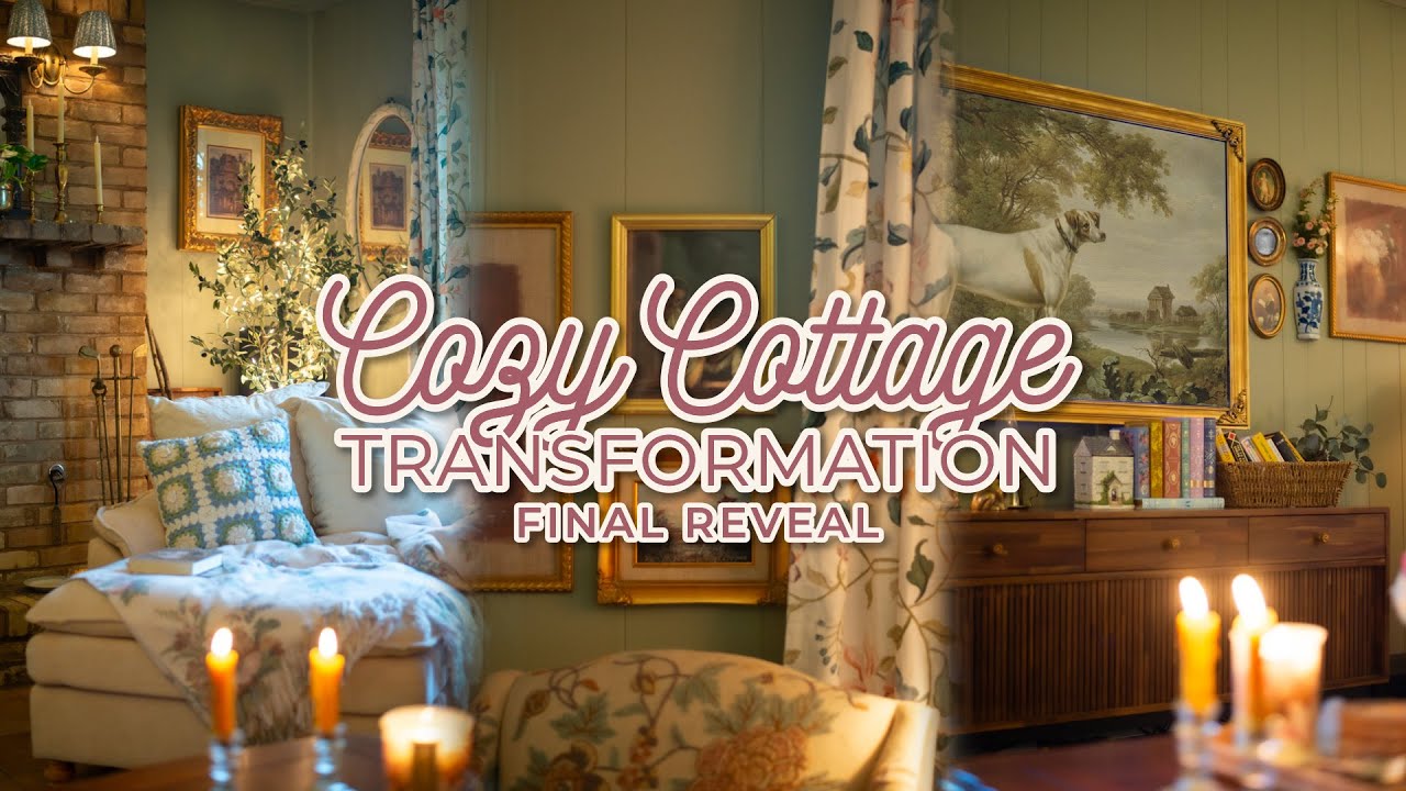 Watch Me Turn My Boring Living Room into a Cozy English Dream!