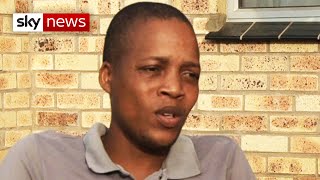 Coronavirus: Beaten man living in fear in South Af