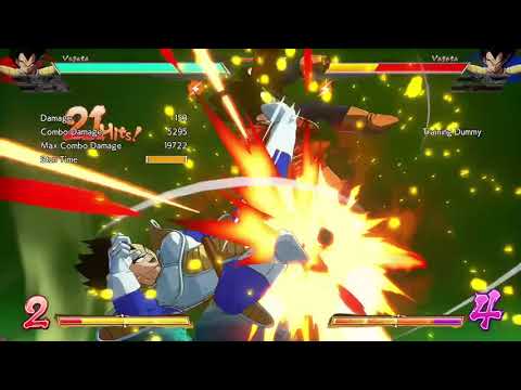 OPTIMAL Base Vegeta BnB Loop Combo [DBFZ]