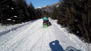 preview picture of video 'ITS 87 north of Bingham Maine - sweet!       1/23/10'