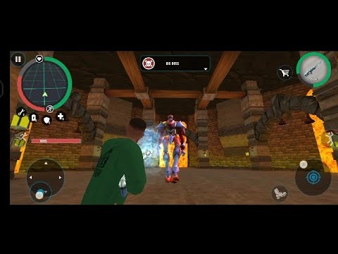 Real Gangster Crime ( Red Big Boss Fight Real Hero) River Of Fire - Android Gameplay HD