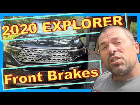 2020 FORD Explorer front brakes, what they don't tell you (at the end) how to? DIY