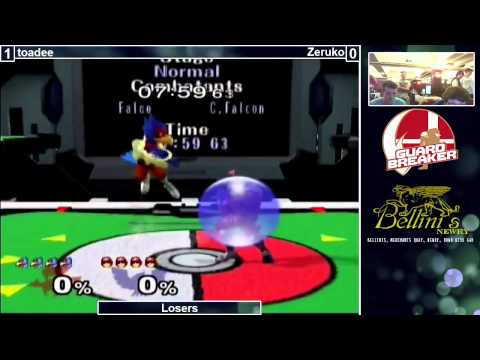 NHSSB3 - Zeruko (C. Falcon) vs Toadee (Falco) - Melee - Losers Side