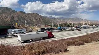 Traffic update on southbound I-15 in the Cajon Pass #vvng