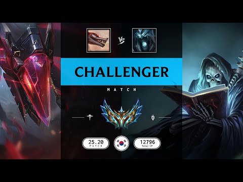 Challenger Match: Over 10.000 LP - KR server Patch 25.20