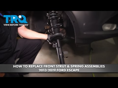 How to Replace Front Struts on a 2014 Ford Escape (MacPherson Quick