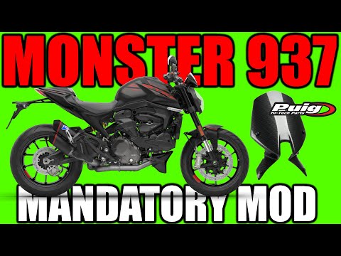 Ducati Monster 937: Puig NG Sport Windshield Full Review and How to Install