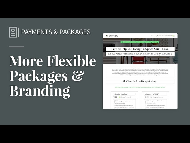 More Flexible Packages + Branding