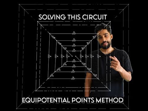How to solve Symmetric resistance circuits