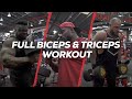 Full Biceps And Triceps Workout IFBB Pro Blessing Awodibu Ft Andrew Jacked Quentin Berghmans