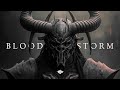 1 HOUR Dark Techno Cyberpunk Industrial Bass Mix BLOOD STORM Copyright Free