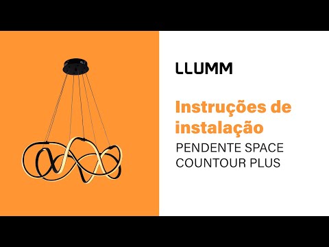 Pendente Space Countour Plus - Instalação