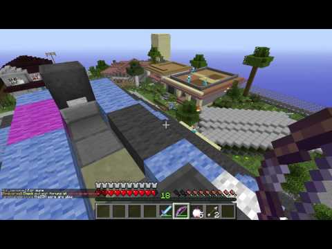 Minecraft   op pvp ep 2 back and  forth with battles