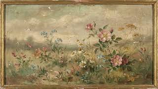 Eternal Bloom in Golden Light | TV Art Screensaver TV Wallpaper