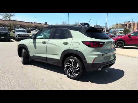 2024 Chevrolet TrailBlazer AWD 4dr RS in Green for sale at Boyer Pickering Chevrolet Cadillac Buick GMC Ltd. in Pickering, ON