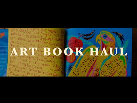 Art Book Haul | Inspiring Art Books & Flip Through