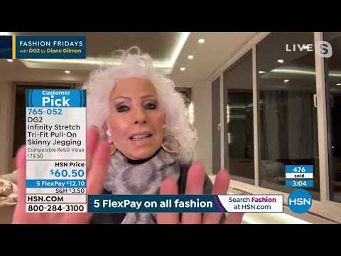 DG2 by Diane Gilman Infinity Stretch TriFit PullOn Skinn...