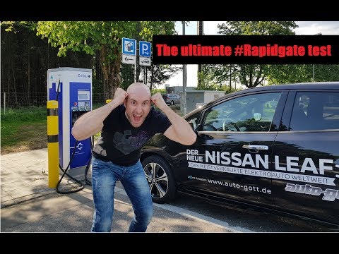 Nissan Leaf 2018 #Rapidgate #Munich - Rapidcharging test