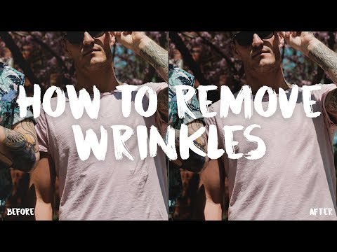 How to remove wrinkles out of clothes - Photoshop CC...