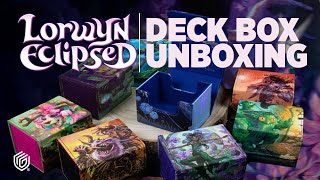 Unboxing Ultimate Guard's Lorwyn Eclipsed Deck Boxes With Ashlizzlle