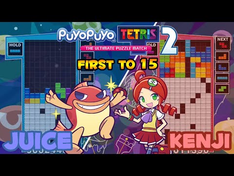Puyo Puyo Tetris 2- Juice (Suketoudara) vs Kenji (Ringo) FT15