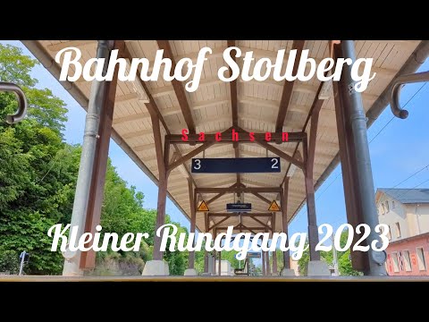 Bahnhof Stollberg (Sachs)  Kleiner Rundgang Juni 2023  4K